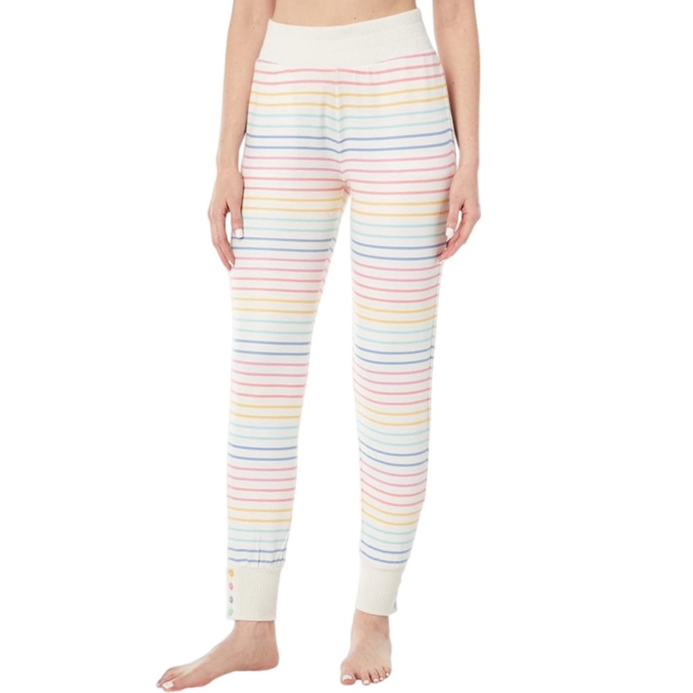 PJ Salvage Multi Color Pajama Joggers Pant Bottoms - XS